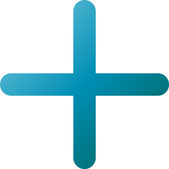Naklejka premium Add, plus flat icon 