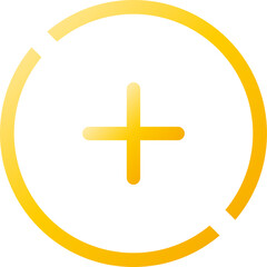 Add, plus flat icon 