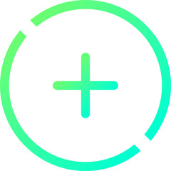 Add, plus flat icon 