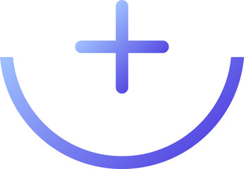 Obraz premium Add, plus flat icon 