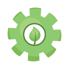 gear with leaf