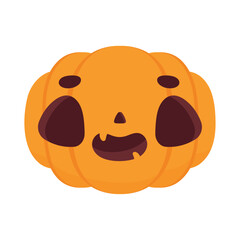 halloween pumpkin with face