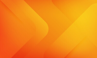 Abstract orange and yellow geometric background. Dynamic shape composition with dots. Vector illustration