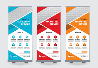 Corporate Business Marketing Roll-Up Banner