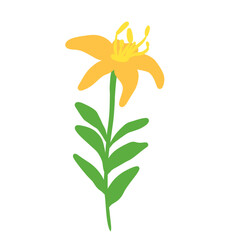 the plant is drawn in the cartoon style. a funny simple image is suitable for a positive different design. summer set of elements