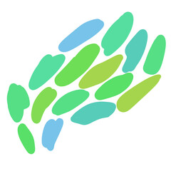 the plant is drawn in the cartoon style. a funny simple image is suitable for a positive different design. summer set of elements