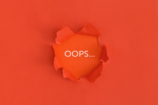 Red torn paper with space for text with red background