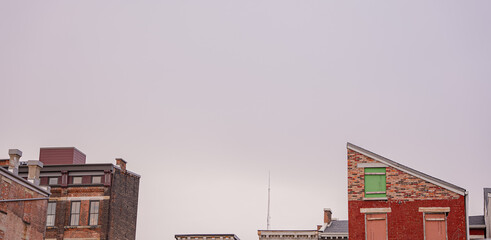 run down buildings in the city