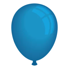 Fotobehang blue balloon helium floating © Gstudio