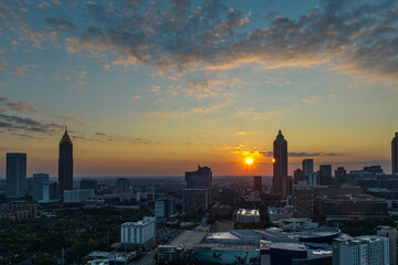 Morning sunrise in Atlanta