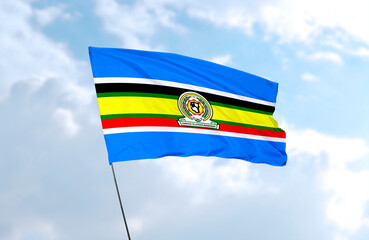 East African Federation Flag in Front of Blue Sky