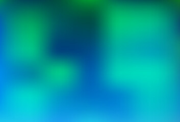 Obraz premium Light Blue, Green vector blurred background.