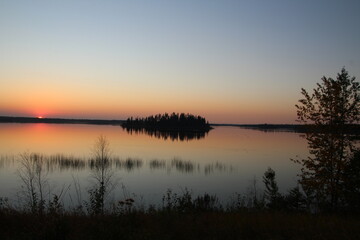 Glow On Astotin Lake, Elk Island National Park, Alberta
