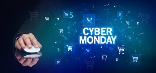 male hand holding wireless peripheral