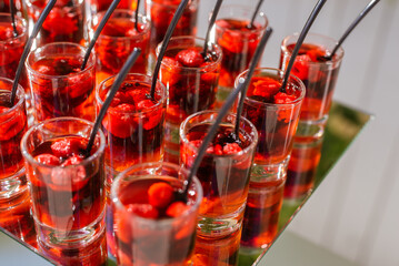 catering with a beautiful display of appetizers at the event