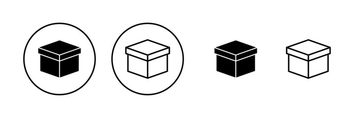 Box icon vector. box sign and symbol, parcel, package