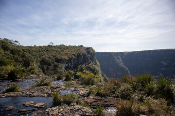 Fototapeta na wymiar Waterfall in southern Brazil