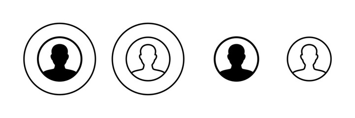 User icon vector. person sign and symbol. people icon.