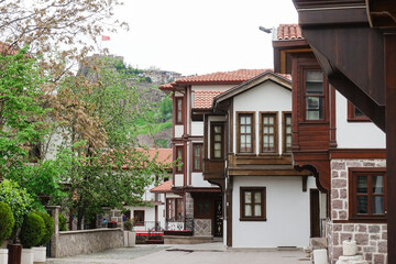 Hacibayram district with historical mansions - Ulus, Ankara - Turkey