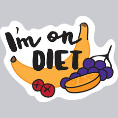 food stickers vectors