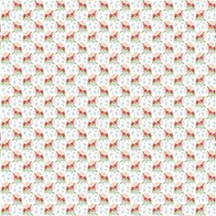 Illustration with  Abstract Bouquet flower pattern 