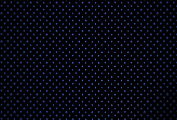 Dark blue vector cover with symbols of gamble.