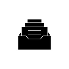 Archive folders icon vector for web and mobile app. Document vector icon. Archive storage icon.