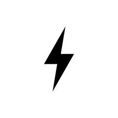 Lightning icon vector for web and mobile app. electric sign and symbol. power icon. energy sign