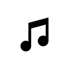 Music icon vector for web and mobile app. note music sign and symbol