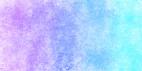 青と紫のグラデーションが美しい水彩背景