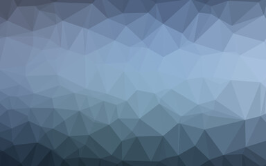 Light BLUE vector abstract polygonal cover.