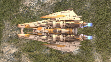 宇宙船 © tsuneomp