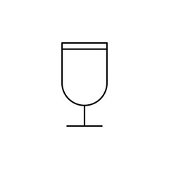 cup, glass, lab Icon Vector Illustration Logo Template. Suitable For Many Purposes.