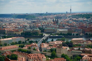 Fototapeta na wymiar Prague Czech Republic 2022 June