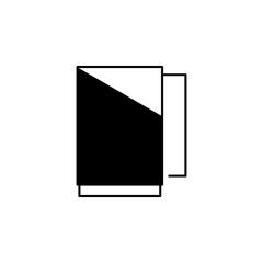 Fototapeta premium cup, glass, lab Icon Vector Illustration Logo Template. Suitable For Many Purposes.