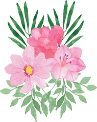 Pastel Flower Watercolor