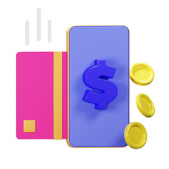 3D Icon E Commerce Online Payment