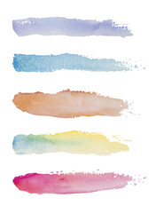 Abstract watercolor painting texture brush for template banner background.