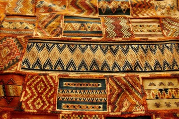 Berber carpets in Essaouira, Morocco 