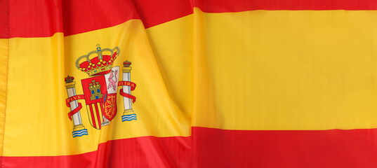 Flag of Spain as background