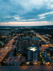 Sunset Downtown Barrie Centennial Park  Sunset end of summer 