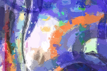 Obraz na płótnie Canvas Beautiful abstract oil painting texture illustration