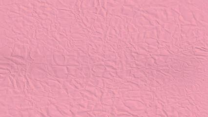 Crumpled pink paper background