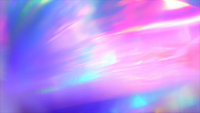 Vibrant pastels in pink and purple prism shine. Abstract festive background © Fevziie