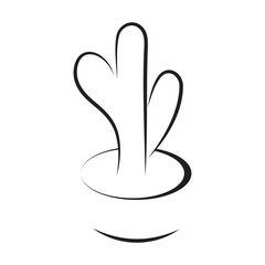 Cactus icon logo template vector
