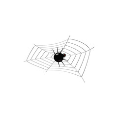 spider web halloween holiday design of postcards posters