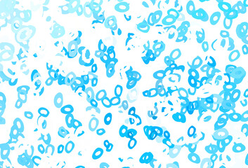 Light Blue, Green vector template with circles.