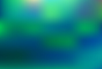 Light Green vector blurred bright template.