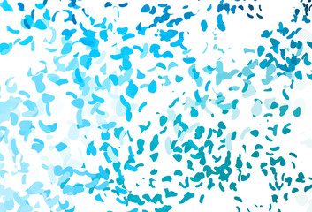 Light BLUE vector backdrop with abstract shapes.