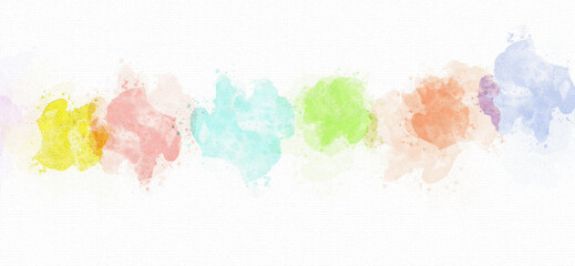 abstract watercolor background with watercolor splashes